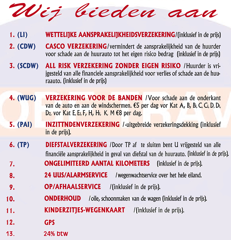 Car Rental Conditions - Holland Version